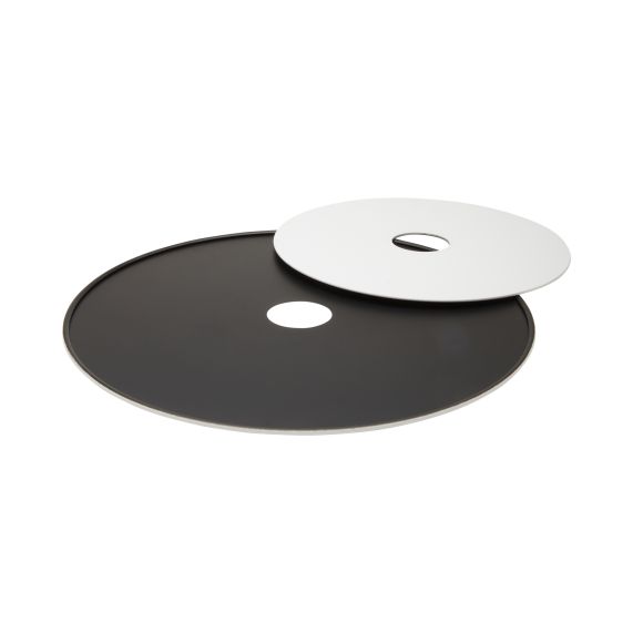 disques noir et blanc pour suspensions (