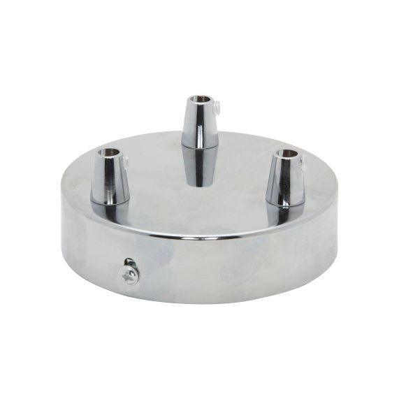 Plafonnier Acier Chrome 3S
