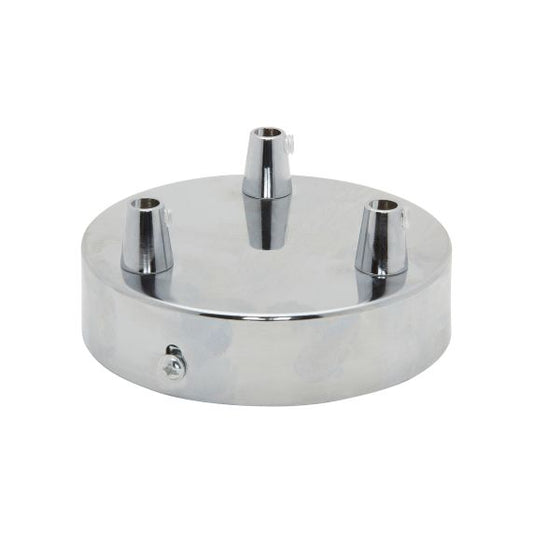 Plafonnier Acier Chrome 3S