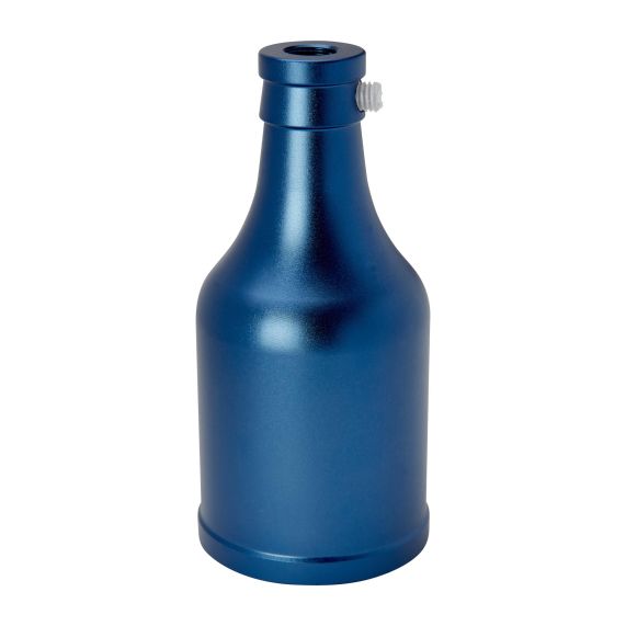 Douille Bouteille Acier E27 Bleu Electrique