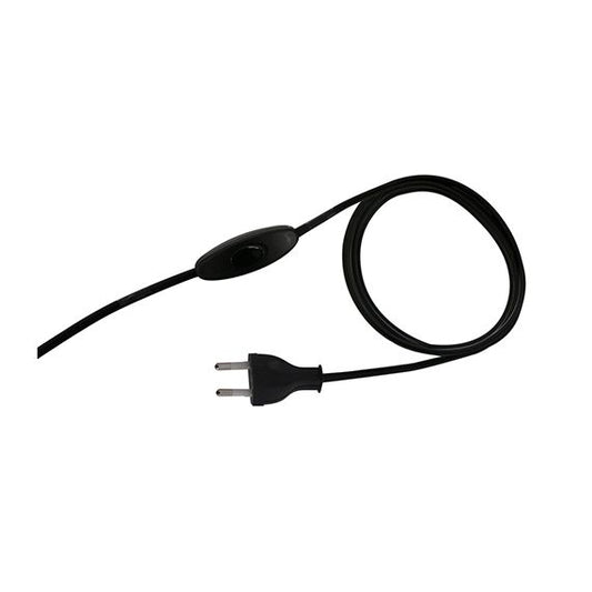 Cordon 2X0.75 L.1.50M Noir Avec Inter