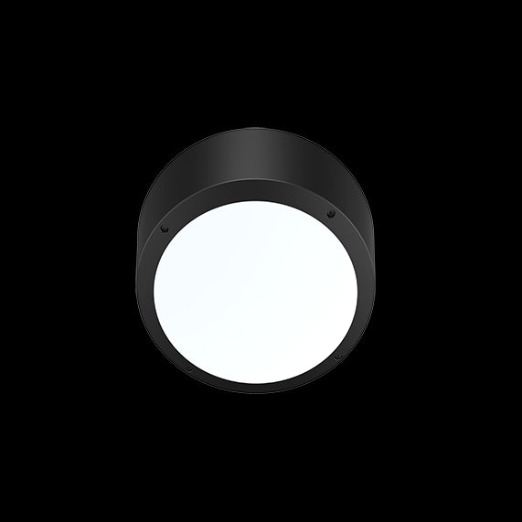 Plafonnier LED Noir IP65 Ø275*59mm 12W 3CCT 3000K/4000K/5700K DALI DIM