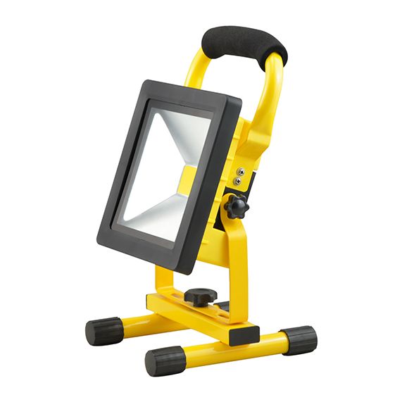 FS Isonoe - EcoWatts - Projecteur LED portatif rechargeable IP 65 298x160x184 20W 4000K 1000lm 120° jaune