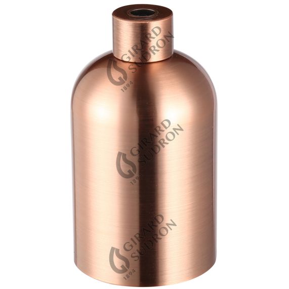 Douille Acier E27 Lisse Cuivre