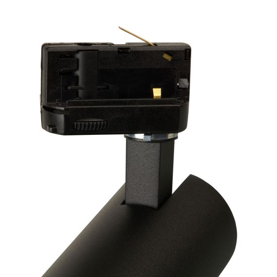 Mimas - Projecteur sur rail LED Ø65x215 14W 3000K 1200lm 36° noir