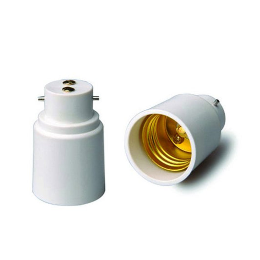 Adaptateur B22-E27 Blanc