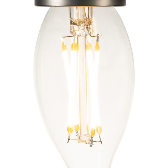 Flamme CV4 Filament LED 5W E14 2700K 610Lm Cl.