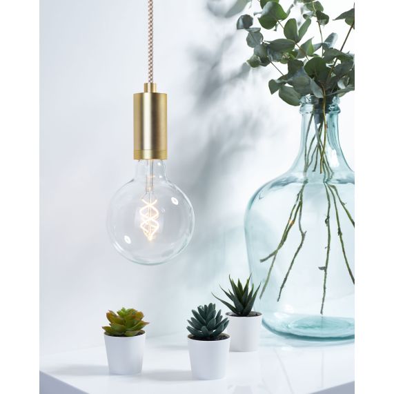 Cable rond gris blanc 2 mètres 2 x 0,75mm2