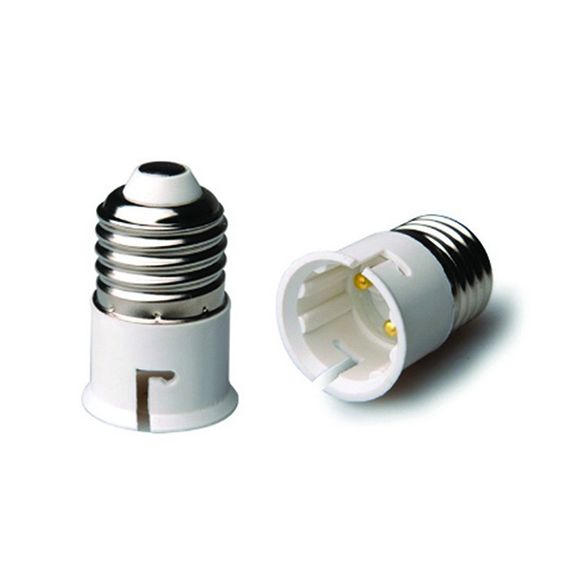 Adaptateur E27-B22 Blanc