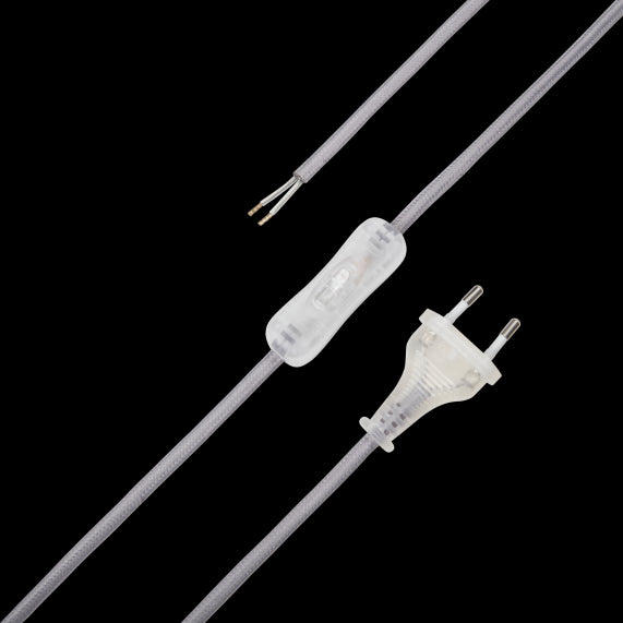 Cordon 2X0.75 Text.Gris 2M Inter Trans