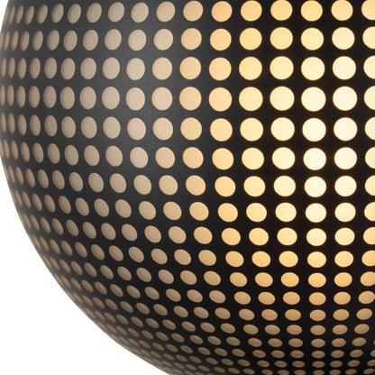 Globe G125 E27 Noire Pointilles Graphique 2W 50lm 2700K dim