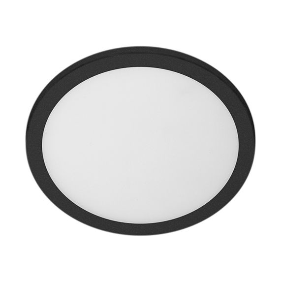 Rama - Plafonnier LED IP 65 Ø270x45 14W 3000K 1000lm 120° gris foncé avec de présence