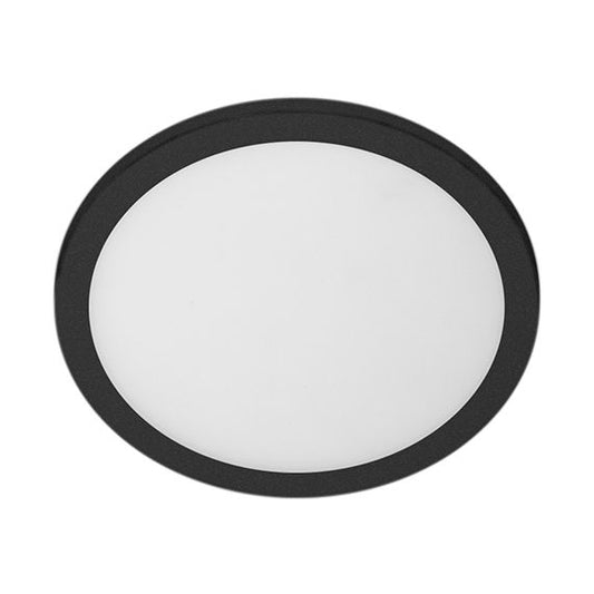 Rama - Plafonnier LED IP 65 Ø270x45 14W 3000K 1000lm 120° gris foncé avec de présence