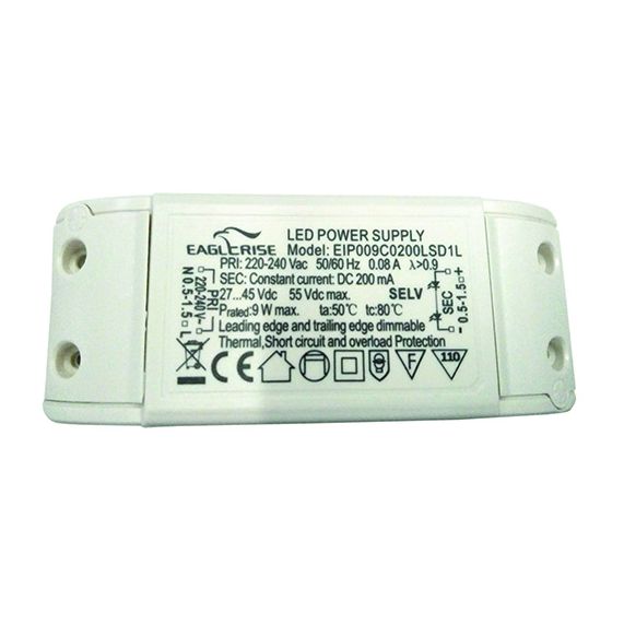 Driver Dimmable Dalle LED 12W 105x42x24 Triac