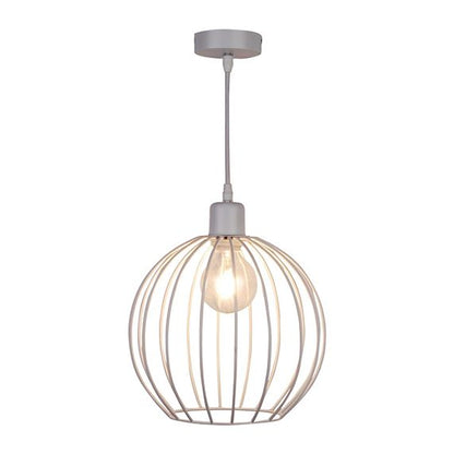 FS EL Suspension E27 Max.40W abat-jour Metal Blanc extérieur / intérieur cable PVC L.100cm Blanc