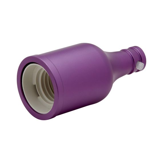 Douille Bouteille Acier E27 Violet