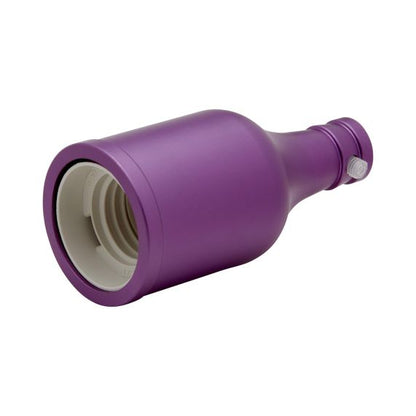 Douille Bouteille Acier E27 Violet