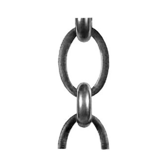 FS Chaine Ovale Maill.25 Laiton Decape