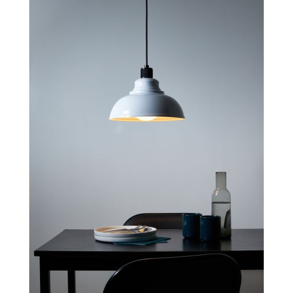 abat jour metal blanc D.300mm