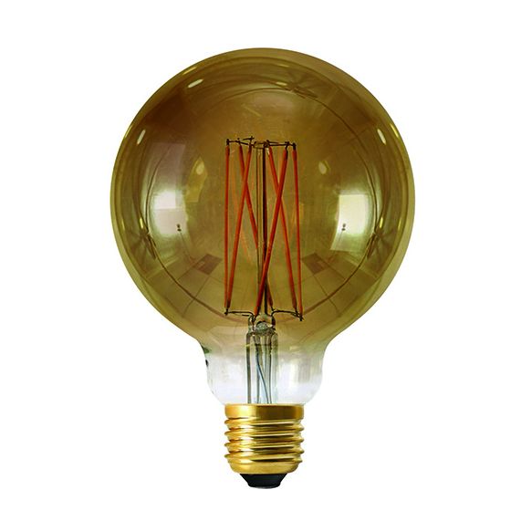 Globe G125 Filament LED 4W E27 2100K 200Lm Dim. Smoky RA>90