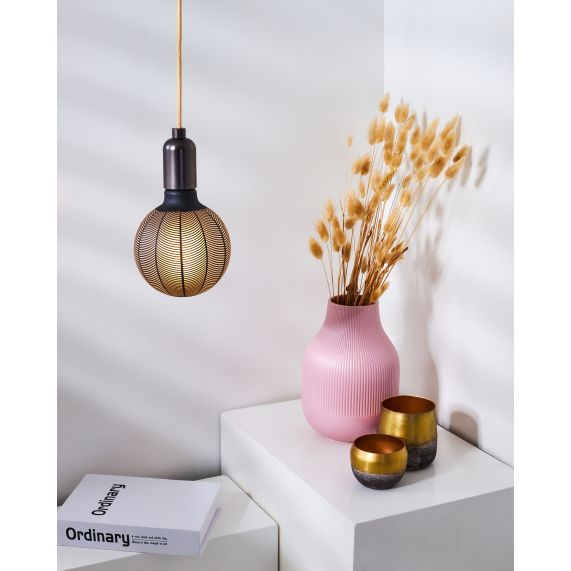 Ampoule LED motifs quartiers E27 G125 4W 130lm 2700K Dim