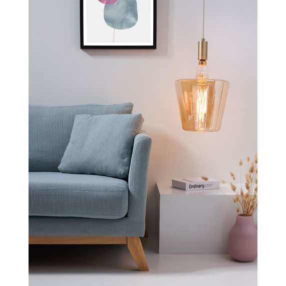 Ampoule géante Shade design by Fabrice Peltier filament LED 4W E27 2000K 400Lm dim Amb.