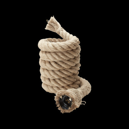 Câble en Chanvre avec douille 2x0,75mm ????25mm 2 Mètres