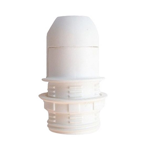 Douil.E14 Portee Blanc H.21 Rac.Met+V.A.