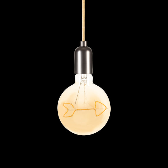 Ampoule plate Flèche E27 D125 4W 2000K 220lm RA90 Ambre  NON-DIM