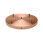 Plafonnier Acier D.300mm Cuivre 5 Sorties + Arrêts Pour Câbles D.6mm EAN 3125461875749