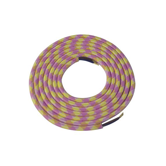 FS Cable rond rose jaune blanc 2 mètres 2 x 0,75mm2