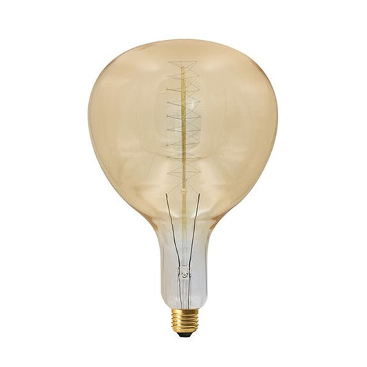 Lampe Poire R180 Filament Métallique Spiralé 24W E27 2000K Ambre