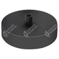 Plafonnier Acier D.100mm Noir + Arrêt Pour Câble D.6mm