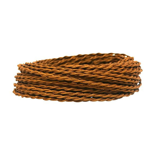 CABLE TORSAD.EQUIP.INT.RAYON.2X0,75 MARRON (CR 25m)