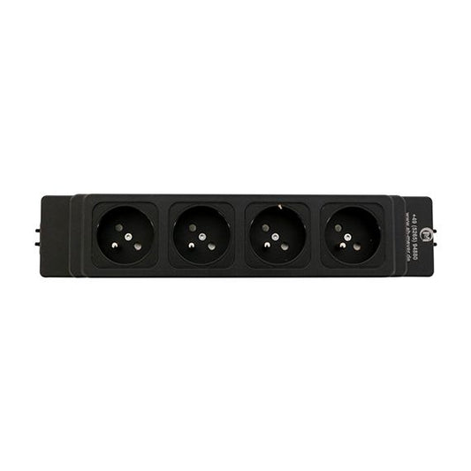 BLOC MULTIPRISES 4 PRISES NOIR