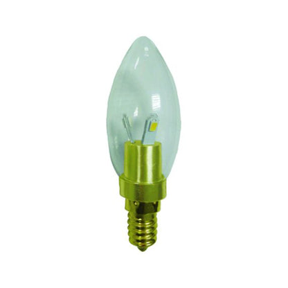 ***PRIX DESTOCKAGE*** Candle "Epi" LED 3W E14 2700K 230Lm Cl. Base Or