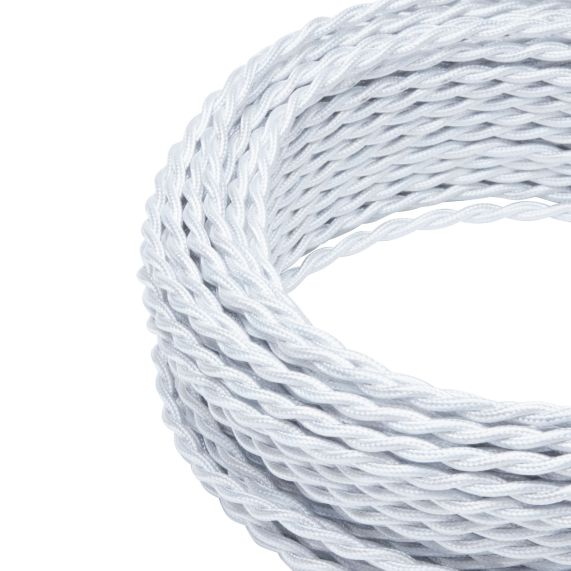 CABLE TORSAD.EQUIP.INT.RAYON.2X0,5 BLANC (CR 25m)