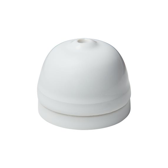 Rosace porcelaine ø68mm blanc