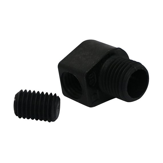 Serre-Cable Vis Blocage Nyl.Noir M.10X1