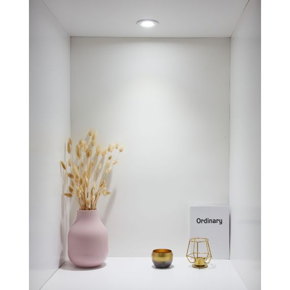 BBC Spot LED Alu recouvrable D82mm H80mm IP65 8W 3000K/4000K/6000K 680lm DIM 60° 50000H