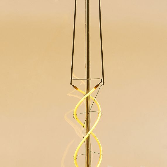 Globe G380 Filament LED TWISTED 8W E40 2000K 400Lm Dim. Amber