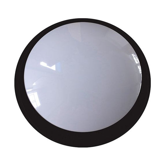 FS Lenie - EcoWatts - Plafonnier IP 66 Ø300x100 E27 18W max noir