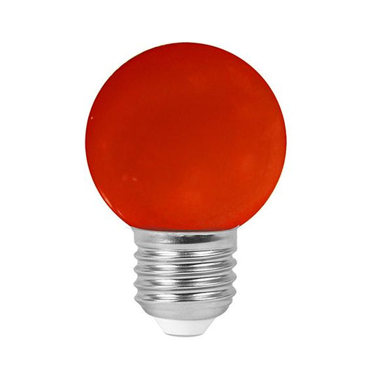 Spherique G45 E27 Rouge Guinguette 1W Rouge Blister