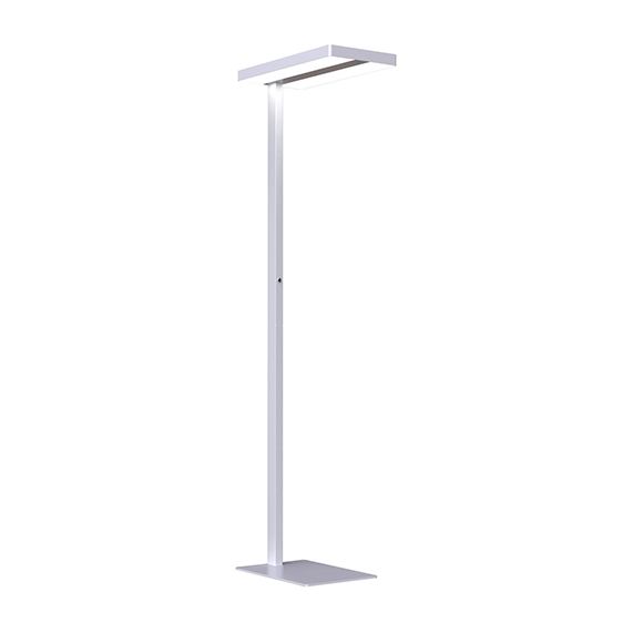 Autonoe - Lampadaire LED 610x280x1950 60W 4000K 5400lm 120° blanc Dim PIR