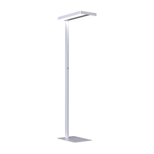 Autonoe - Lampadaire LED 610x280x1950 60W 4000K 5400lm 120° blanc Dim PIR
