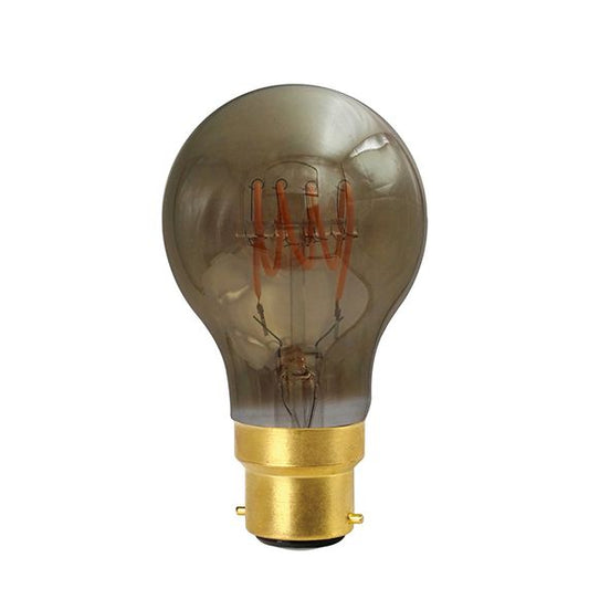 Standard A60 Filament LED 4 LOOPS 3W B22 2000K 160lm Dim. Smoky