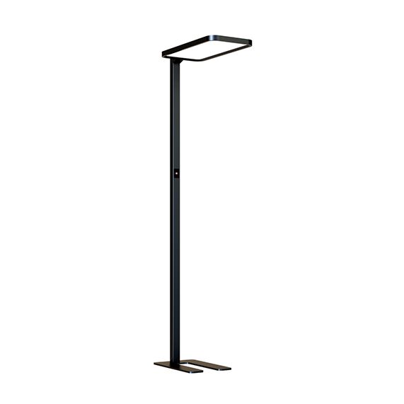 Calyce - Lampadaire LED 610x310x1950 80W 4000K 7040lm 120° noir Dim PIR