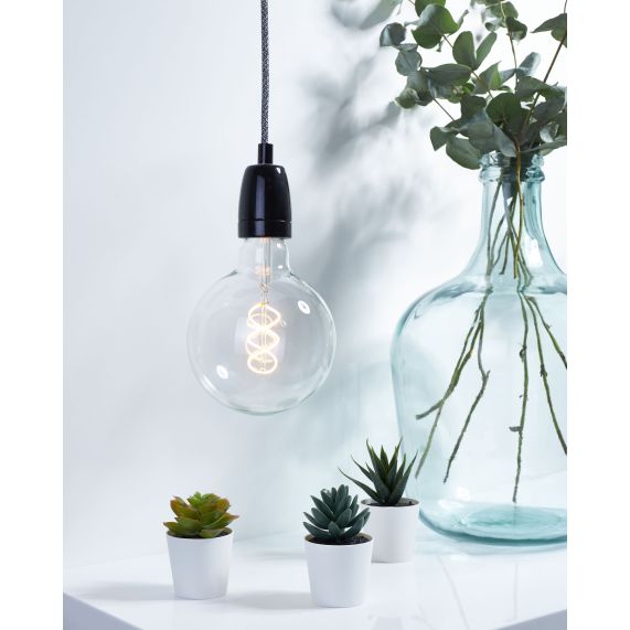 Douille Céramique E27 Noire