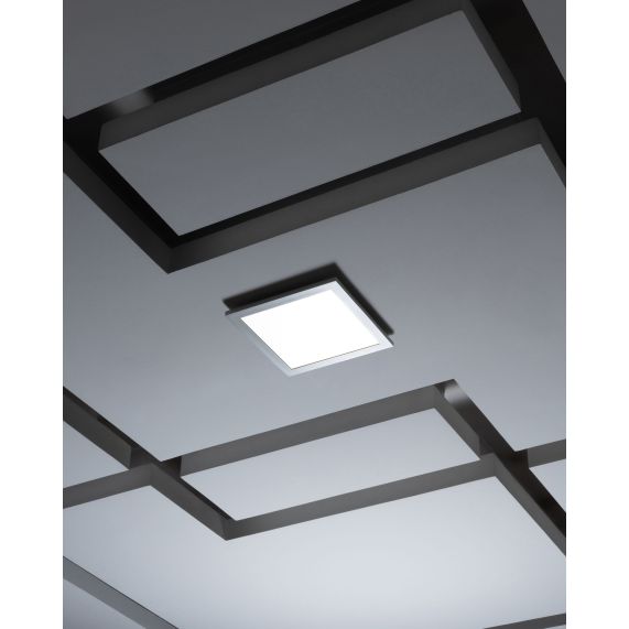 Kamet - Dalle LED 300x300 18W 4000K 1600lm 120° blanc IP40 UGR<19