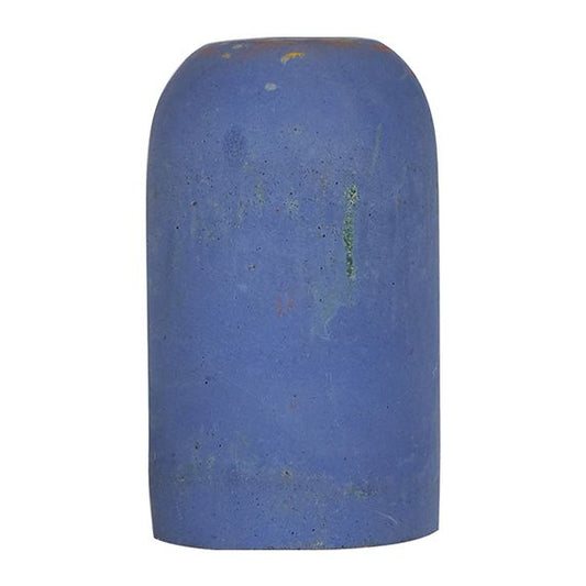 Douille E27 béton ø52mm H.82mm bleu clair